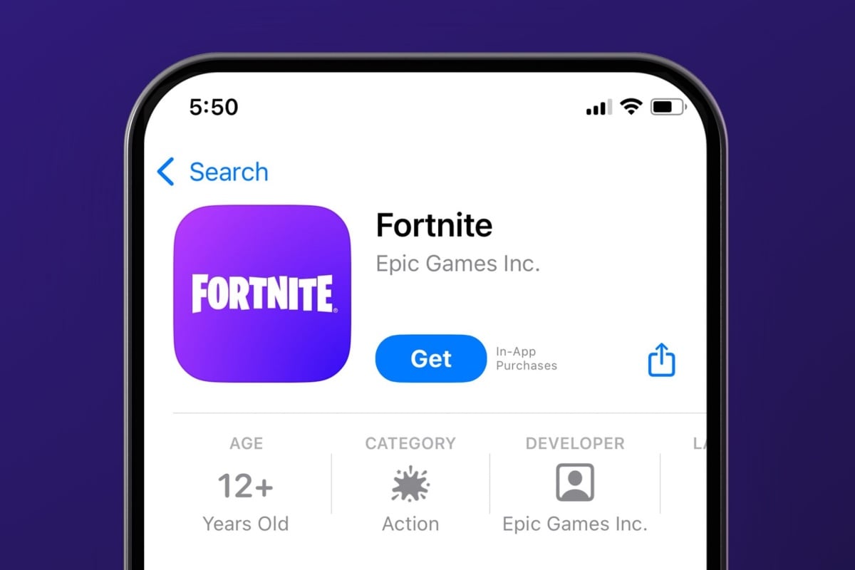 Epic Games《要塞英雄》經過五年重回美國App Store