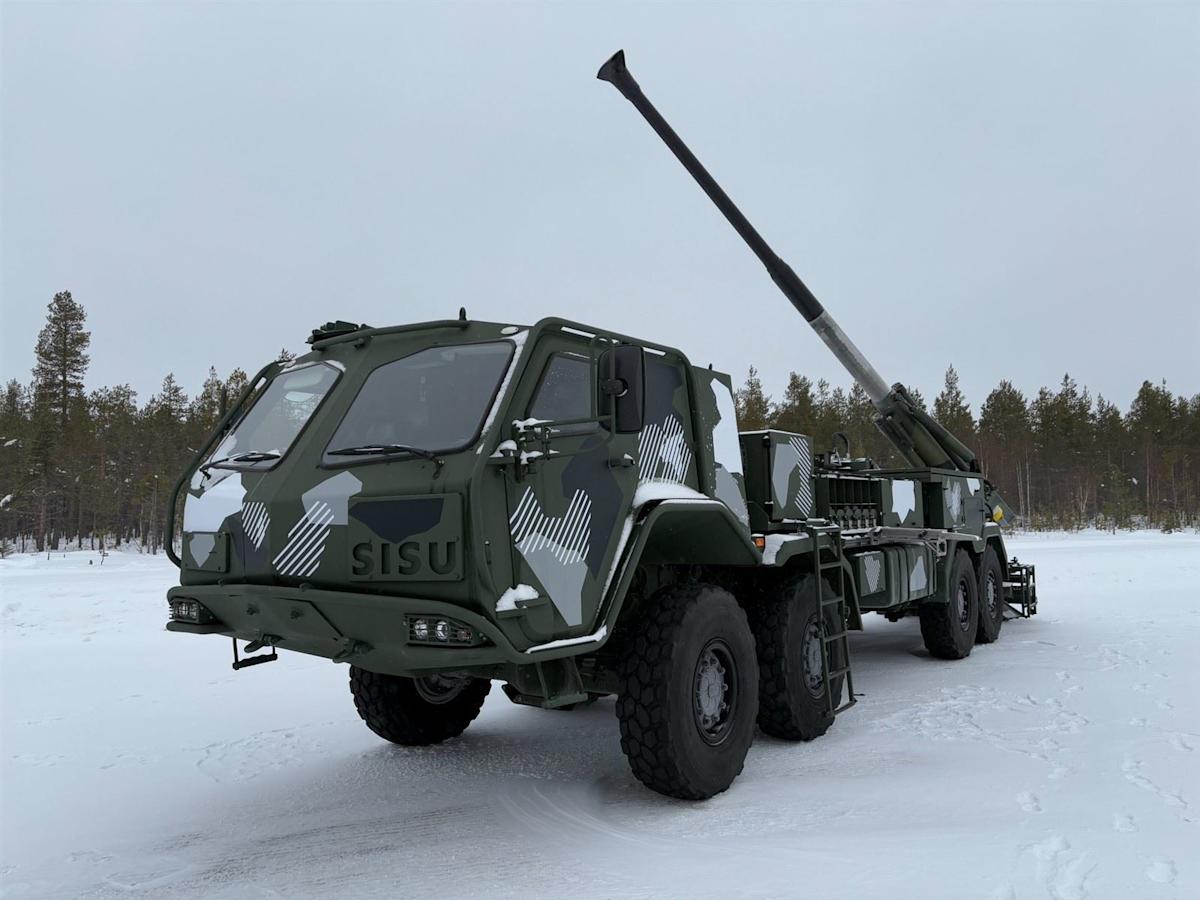 Patria's 'ARVE' Wheeled Self-Propelled Howitzer Trials for Finnish Defense Forces Order