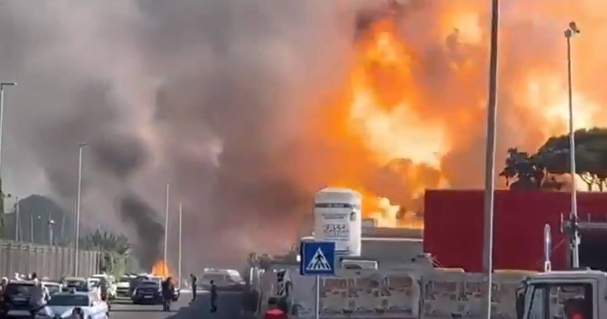 Explosion at Rome Gas Station Injures Dozens, Shock Waves Felt Miles Away